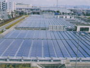 太陽光発電導入例：大阪府水道部三島浄水場様